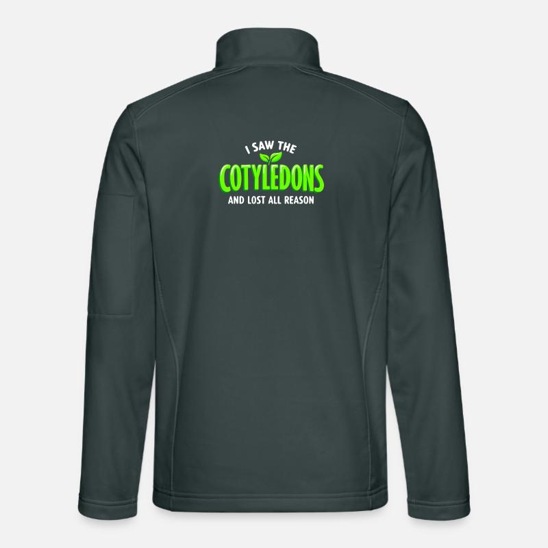 cotyledons seen | Microgreens Humor Unisex Softshell Jacket