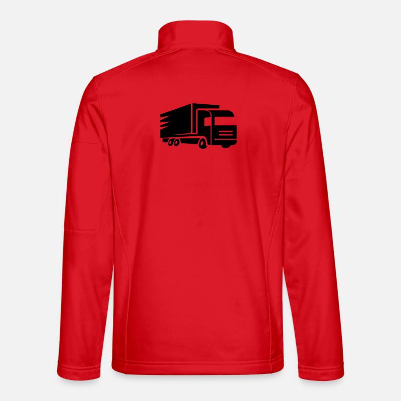 Lkw Symbol Trucker Unisex Softshelljacke