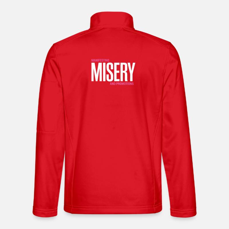 Elendsmanifest Tee - Unisex Softshelljacke - Rot
