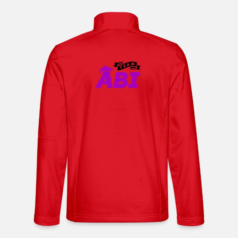 team_abi- - Unisex Softshell Jacket - red