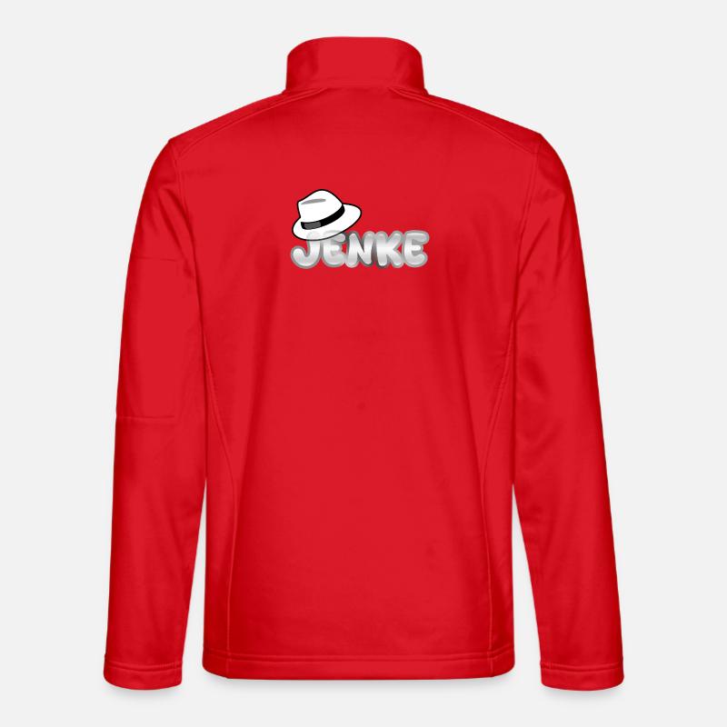 Jenke als Vorname - Unisex Softshelljacke - Rot
