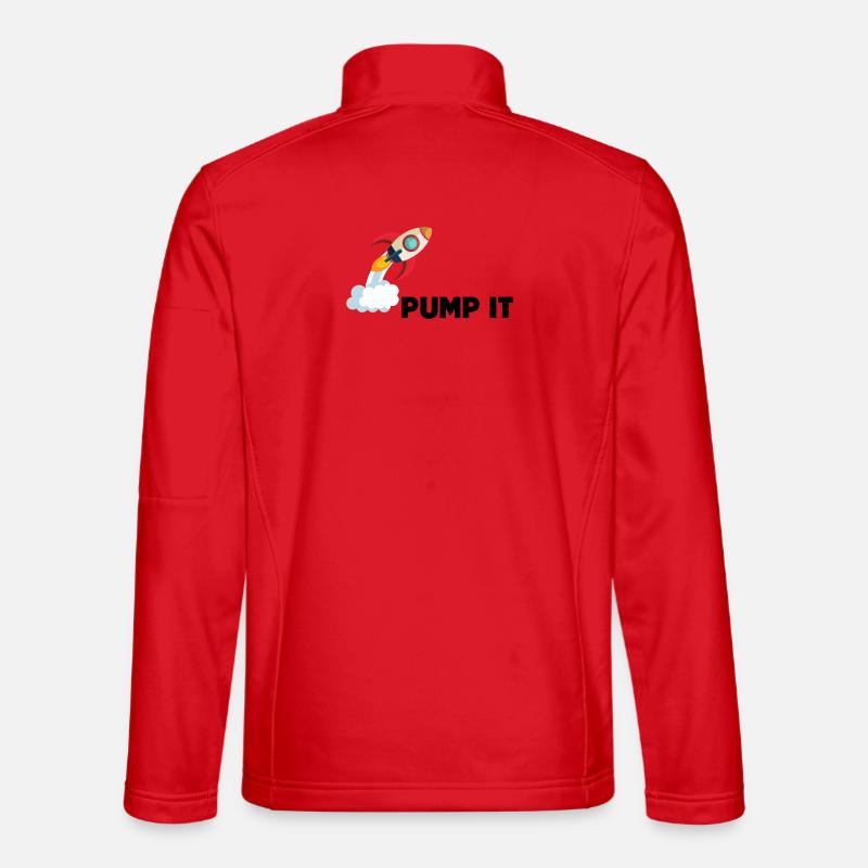 Pumpen Sie es - Unisex Softshelljacke - Rot