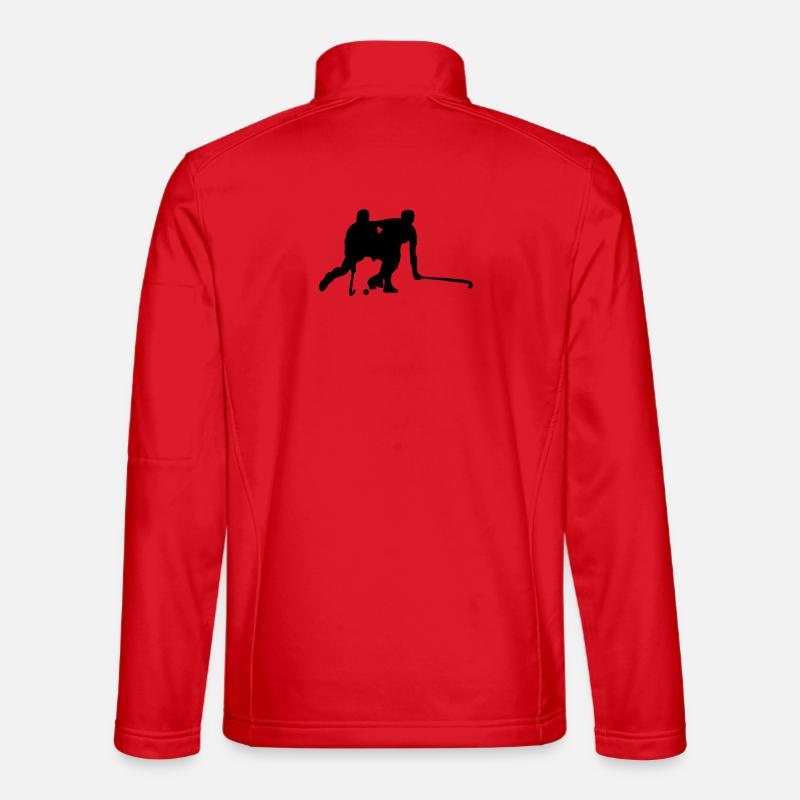 Hockey - Unisex Softshelljacke - Rot