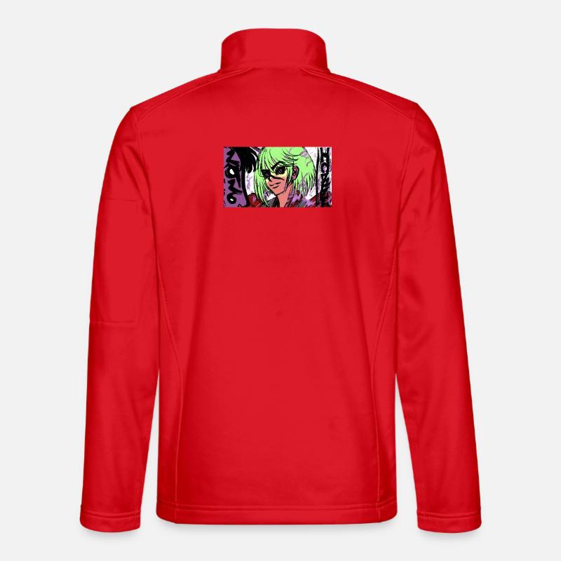 Geist des Feuerpferdes - Unisex Softshelljacke - Rot