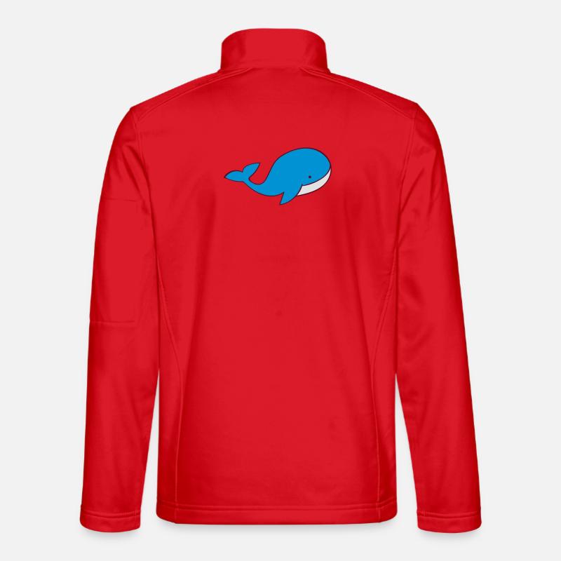 Wale - Unisex Softshelljacke - Rot