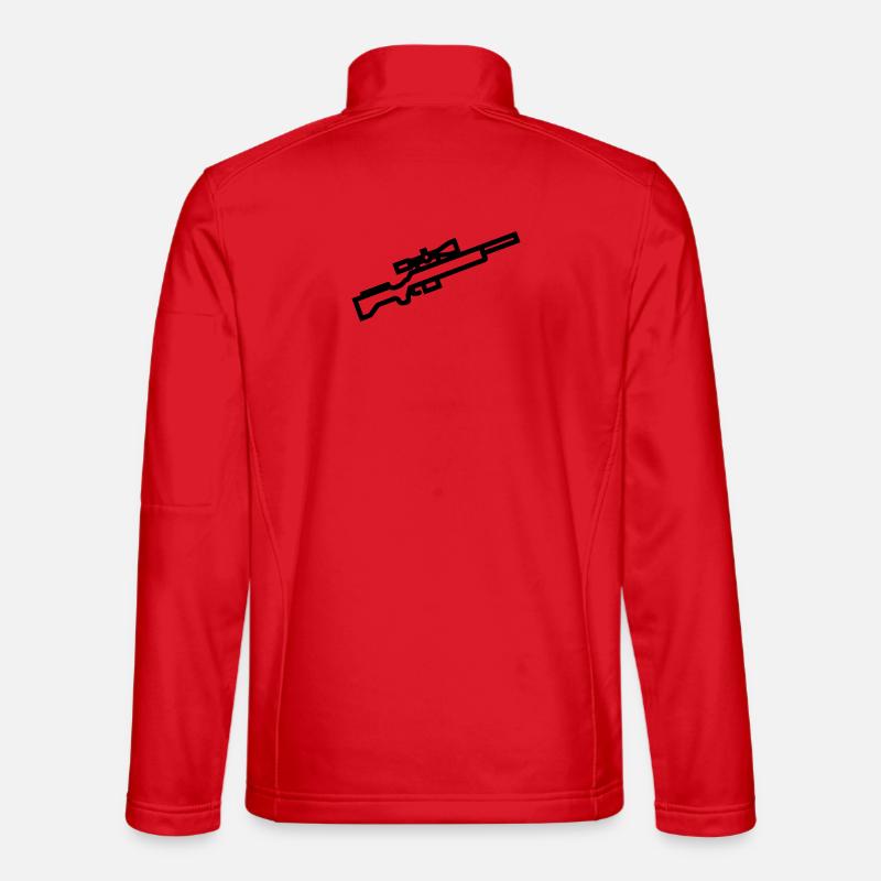 Scharfschütze - Unisex Softshelljacke - Rot