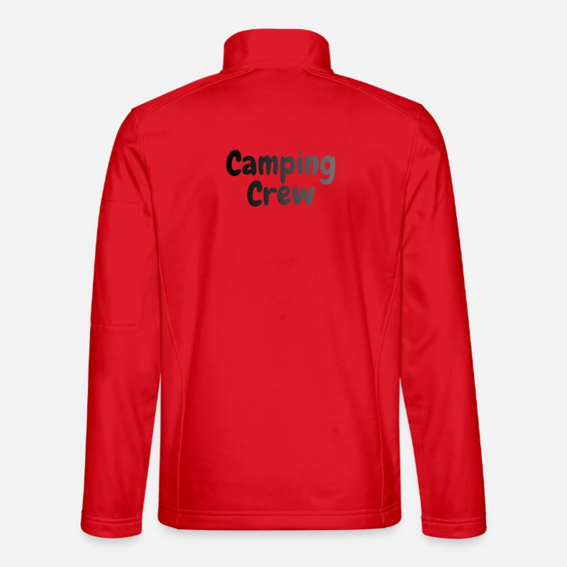 Camping Crew - Unisex Softshell Jacket - red