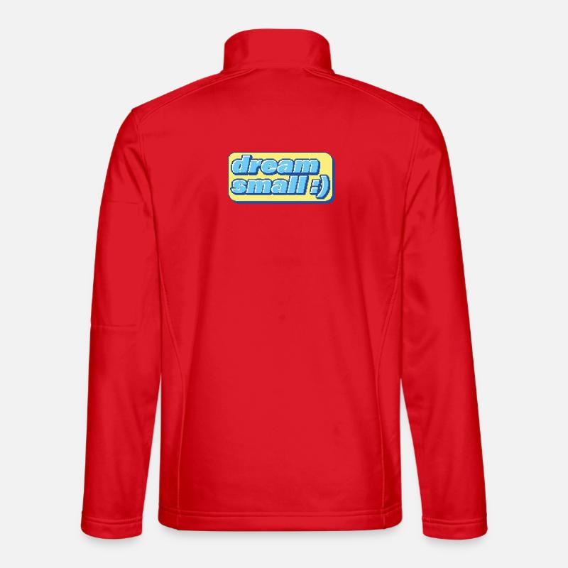 Retro Pixel Dream – Ironische Motivation - Unisex Softshelljacke - Rot
