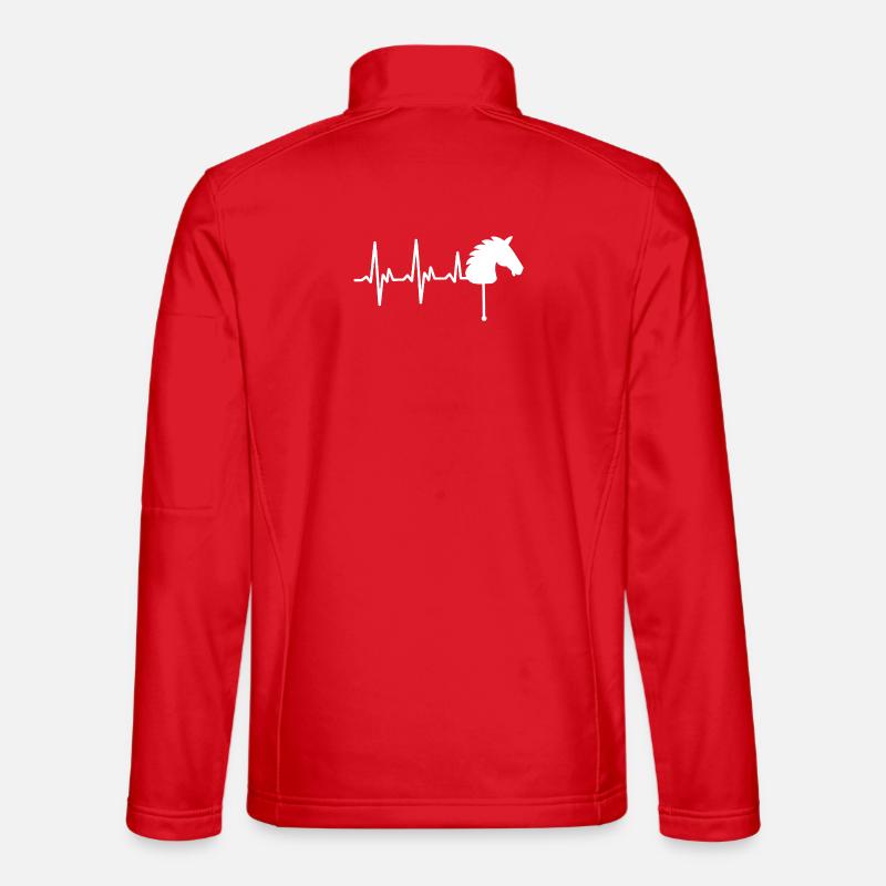 Hobby Horsing - Unisex Softshelljacke - Rot