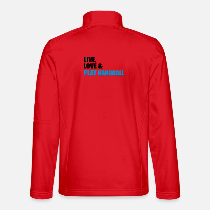 handball - Unisex Softshell Jacket - red