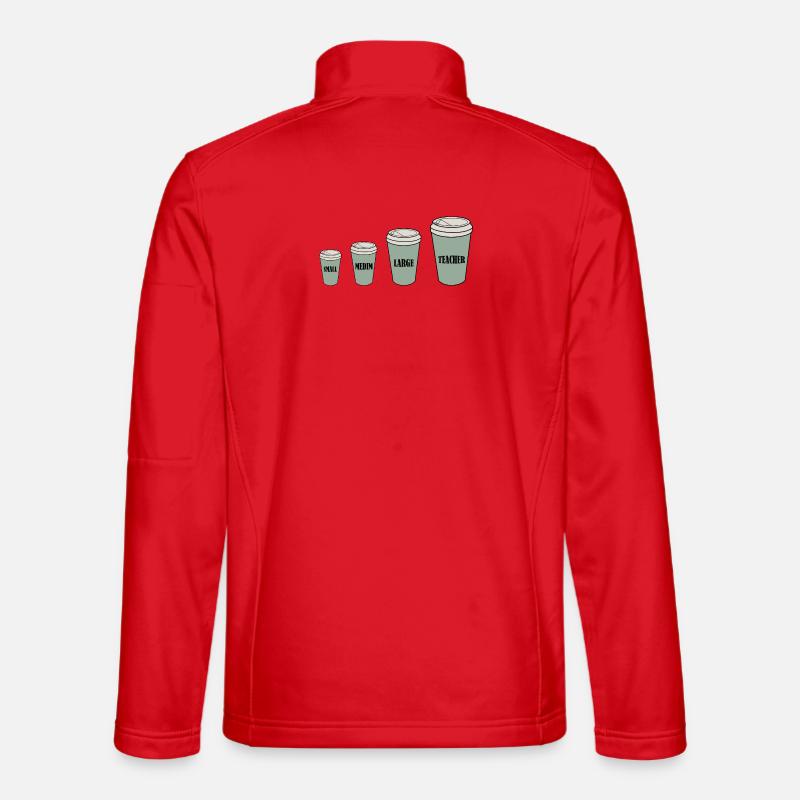 Lehrerkaffee - Unisex Softshelljacke - Rot