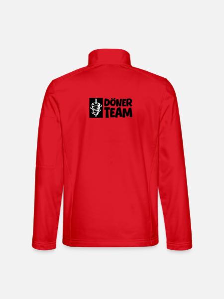 Döner Team - Unisex Softshelljacke - Rot