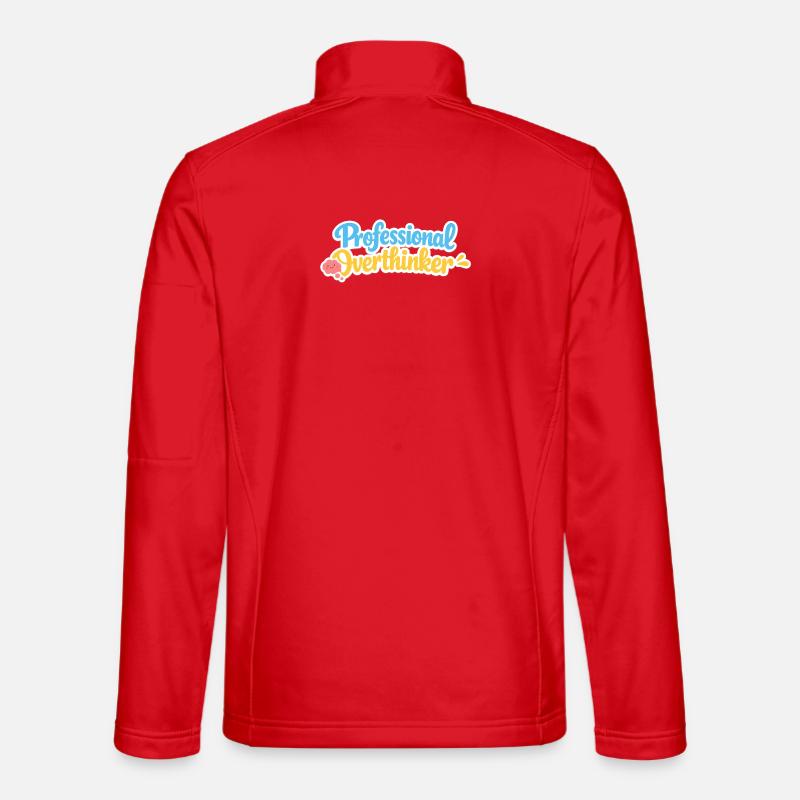 Professional OVERTHINKER - Unisex Softshelljacke - Rot