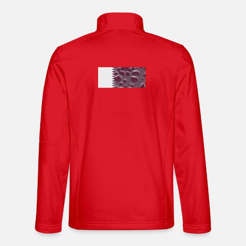 Qatar as a country - Unisex Softshell Jacket - red