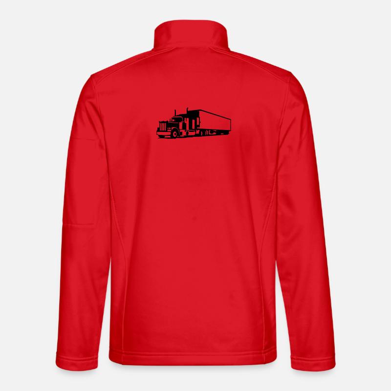 lkw_5 - Unisex Softshell Jacket - red