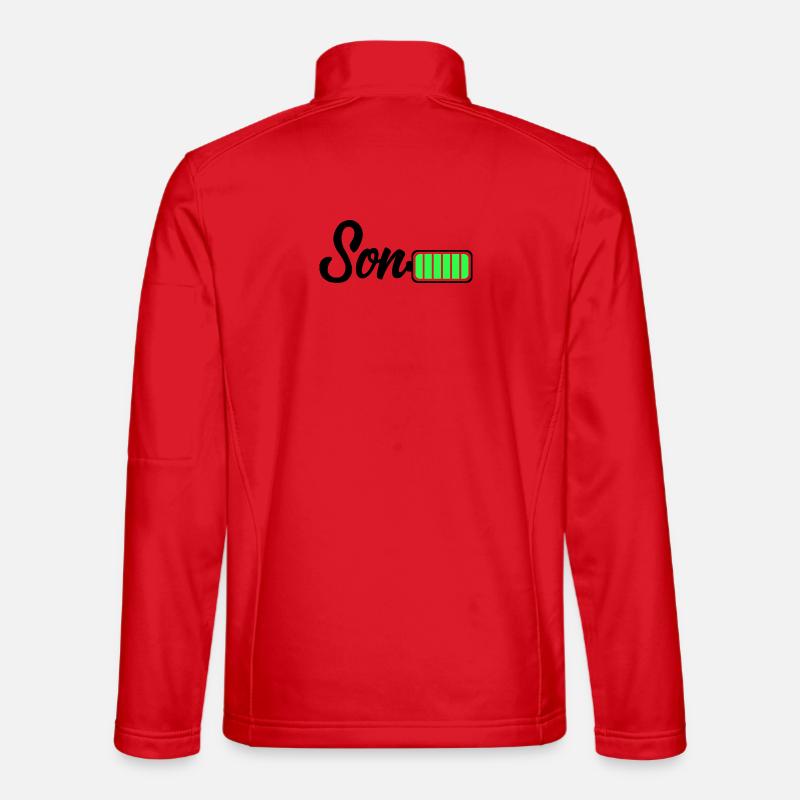 Son battery - Unisex Softshell Jacket - red