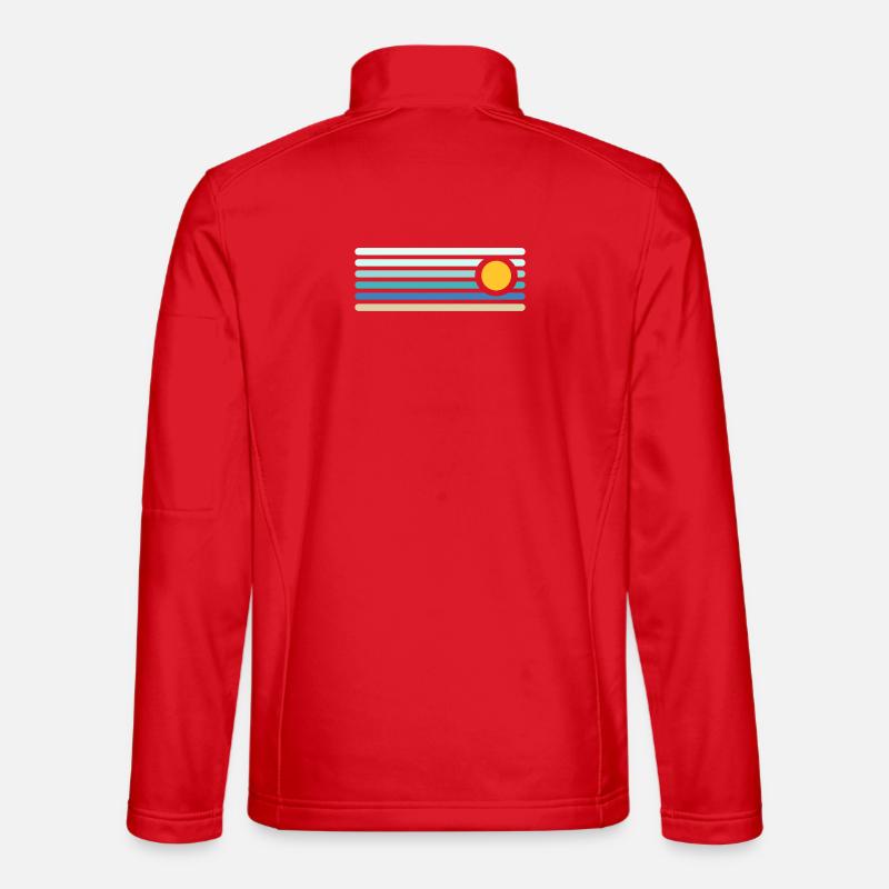 Plage - Veste en tissu softshell Unisexe - rouge