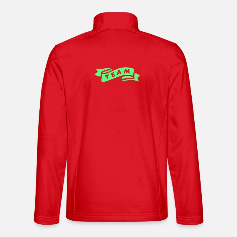 team_banderole- - Unisex Softshell Jacket - red