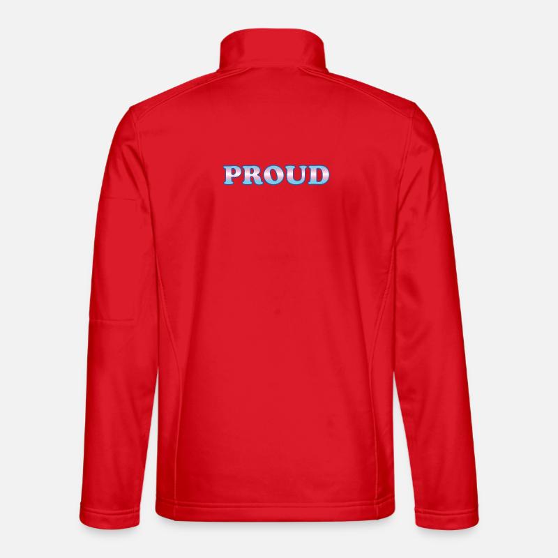 Trans Pride - Transgender-Flagge - Unisex Softshelljacke - Rot