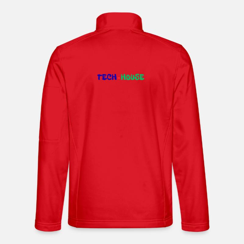 Tech House - Unisex Softshell Jacket - red