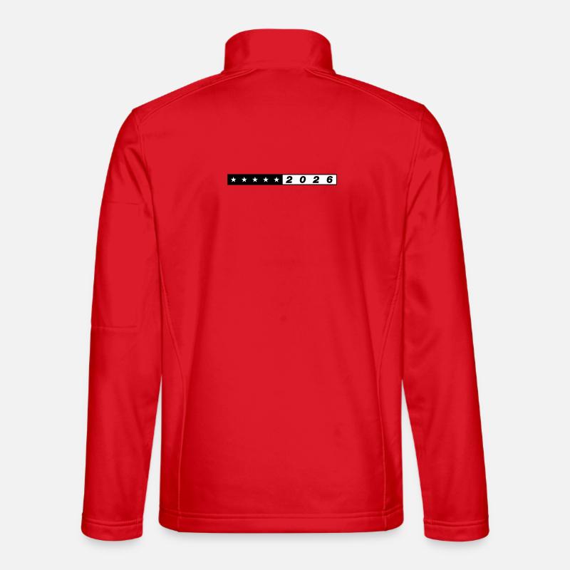 2026 Star Icon - Unisex Softshell Jacket - red