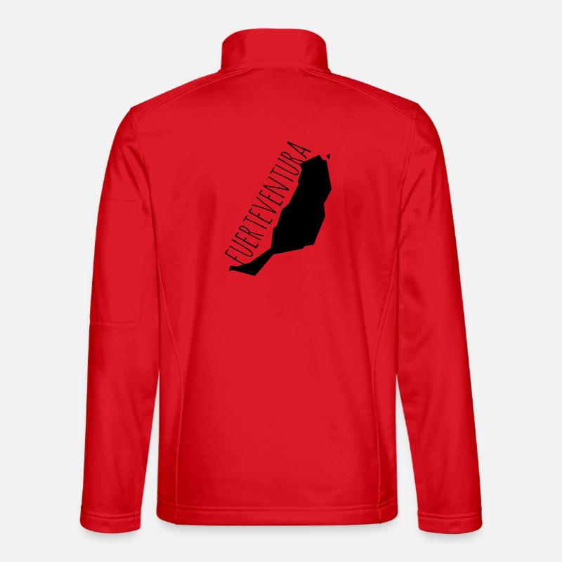 Fuerteventura - Unisex Softshelljacke - Rot