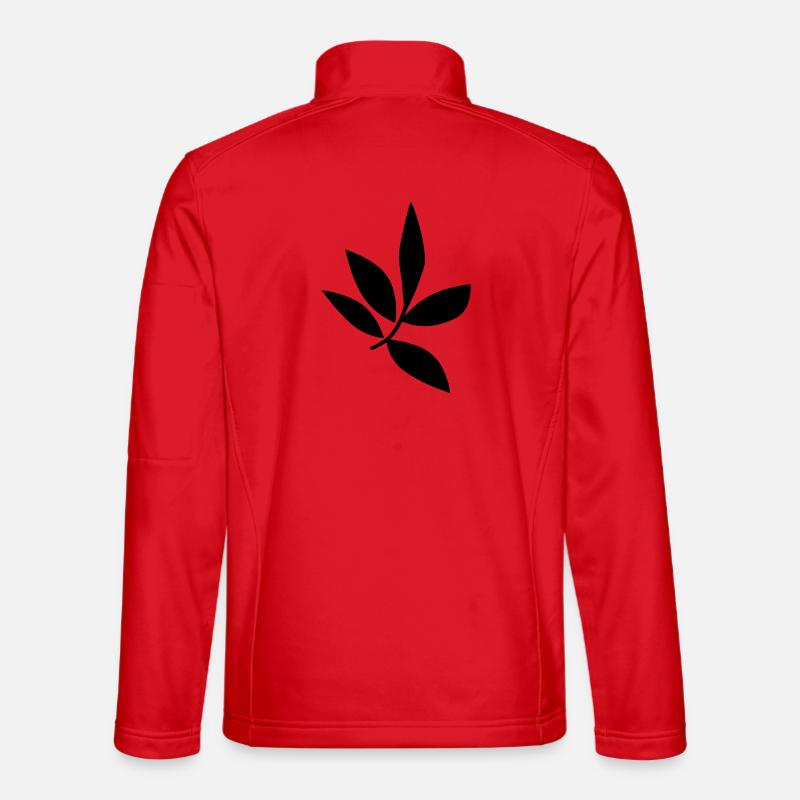 leaf - Unisex Softshell Jacket - red