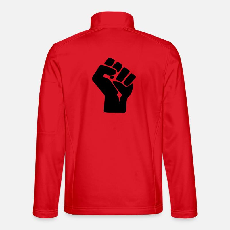 fist - Unisex Softshell Jacket - red