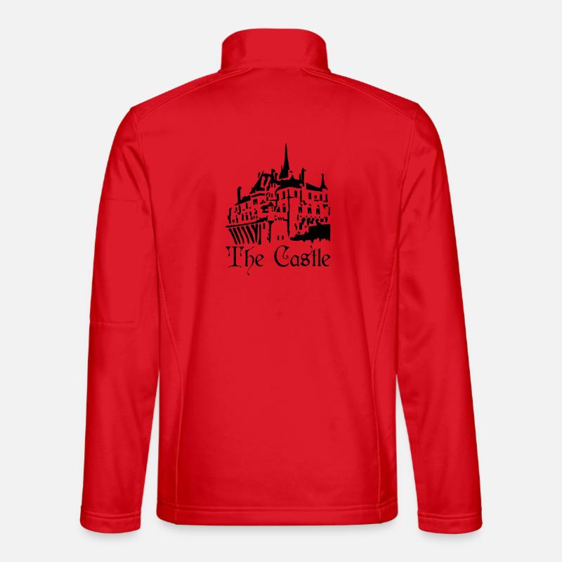 The Black Castle - Unisex Softshell Jacket - red