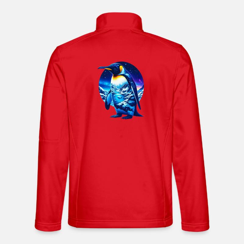 Pingouin - Veste en tissu softshell Unisexe - rouge