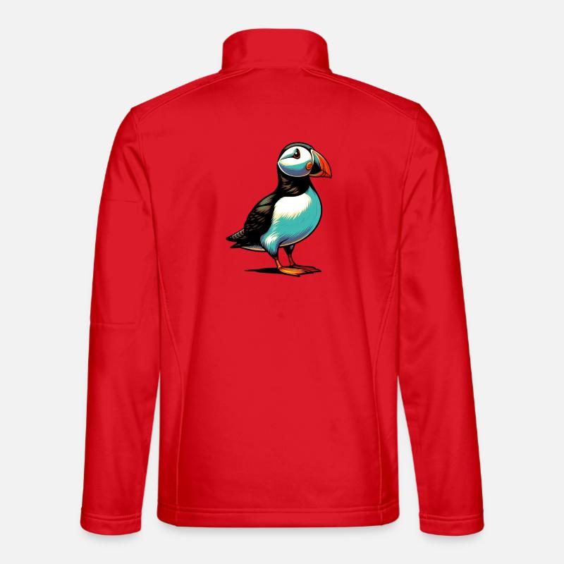 Puffin - Unisex Softshell Jacket - red