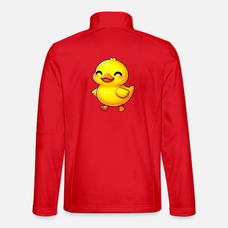 Duckling Duck Duck Duck - Unisex Softshell Jacket - red