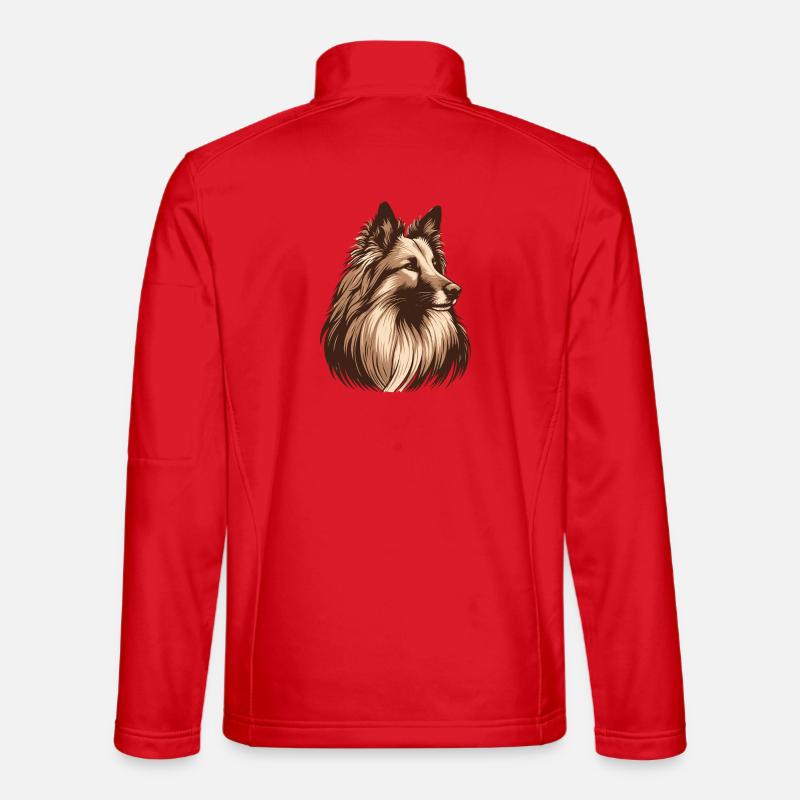 Groenendael - Unisex Softshelljacke - Rot