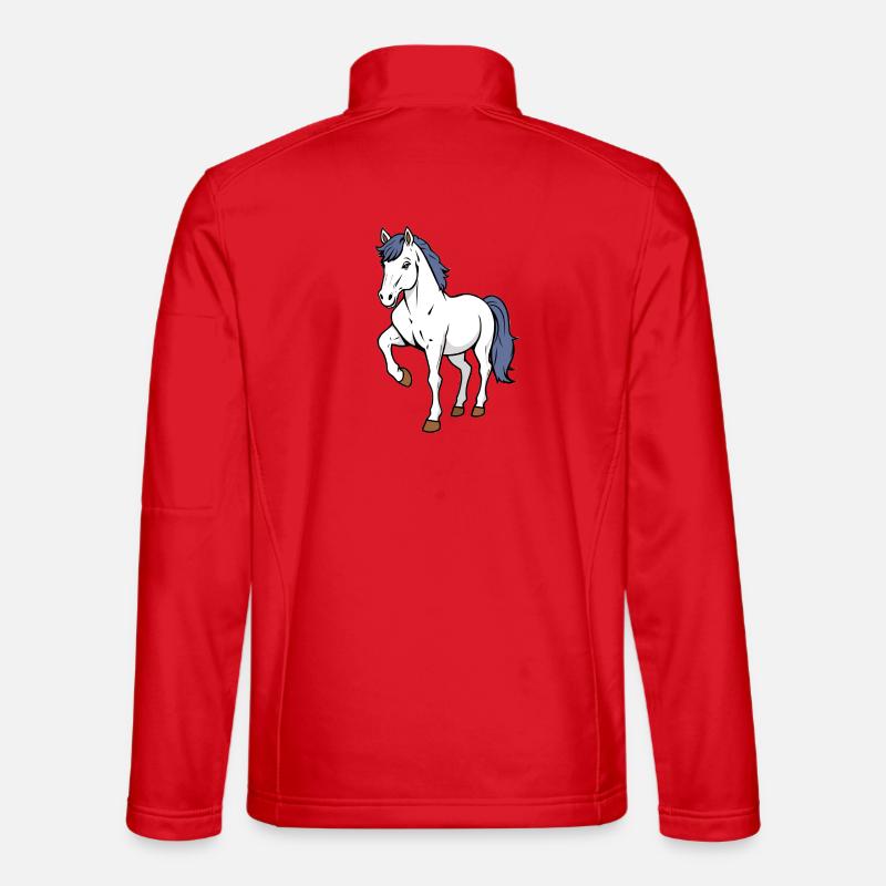 Pferd Unisex Softshelljacke