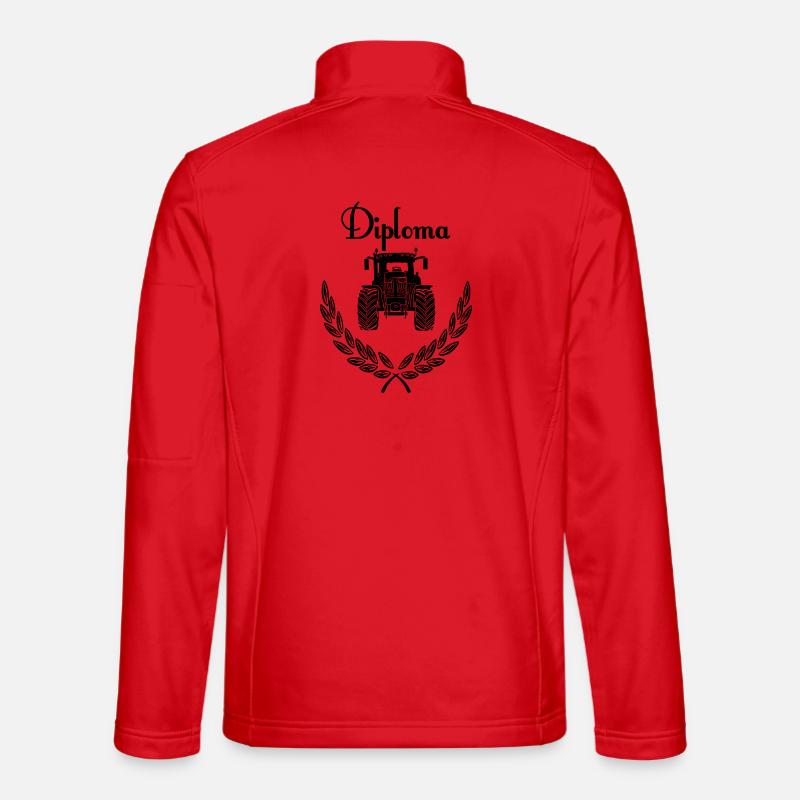 Diploma Tractor Unisex Softshell Jacket