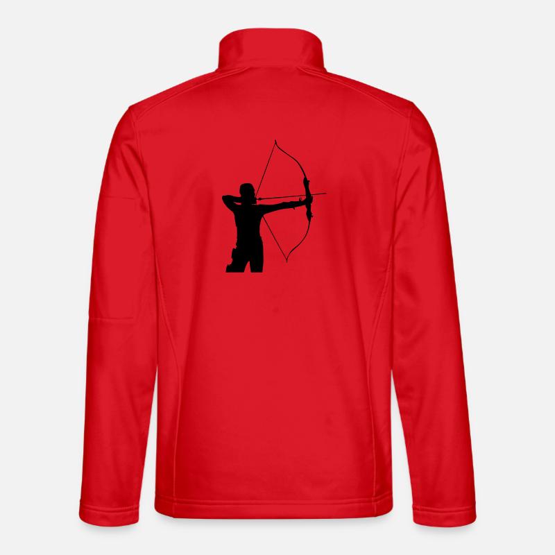 Bogenschütze - Unisex Softshelljacke - Rot