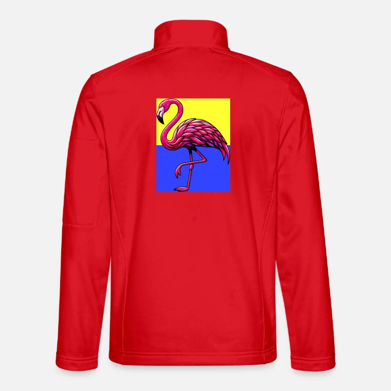flamingo - Unisex Softshell Jacket - red