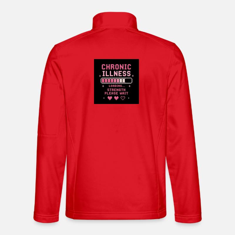     Loading Strength Invisible Battles - Unisex Softshell Jacket - red