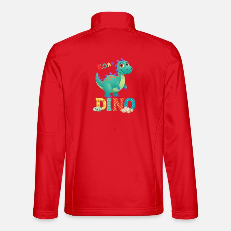 DINO - Unisex Softshell Jacket - red