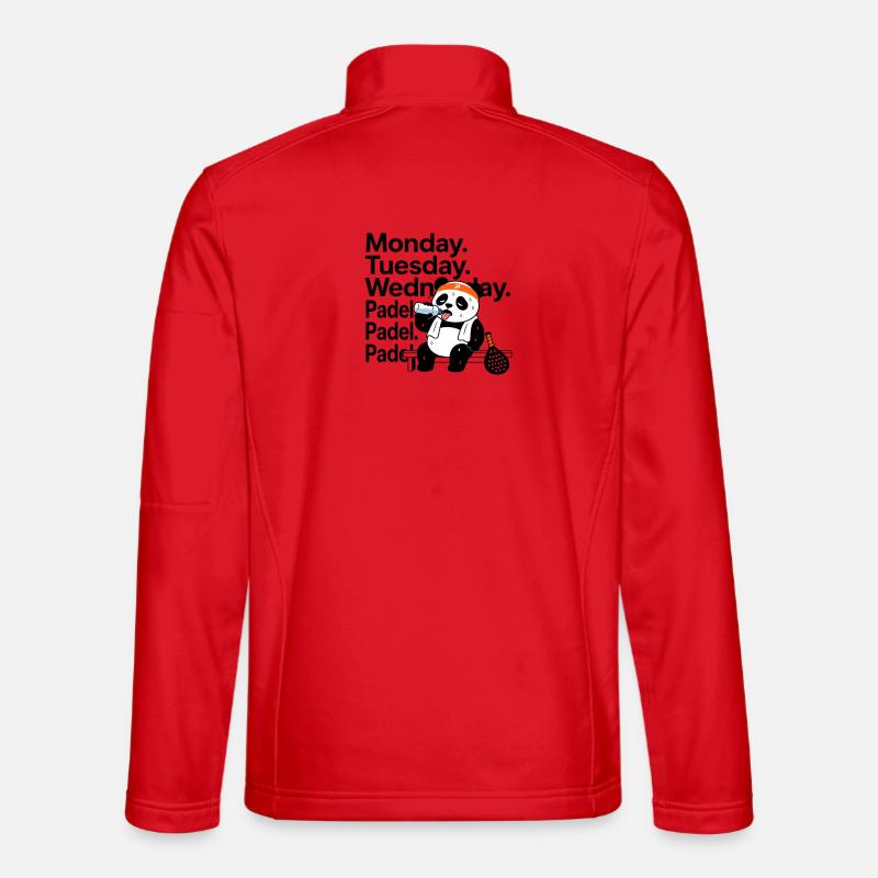 Monday Tuesday Wednesday Padel - Unisex Softshell Jacket - red