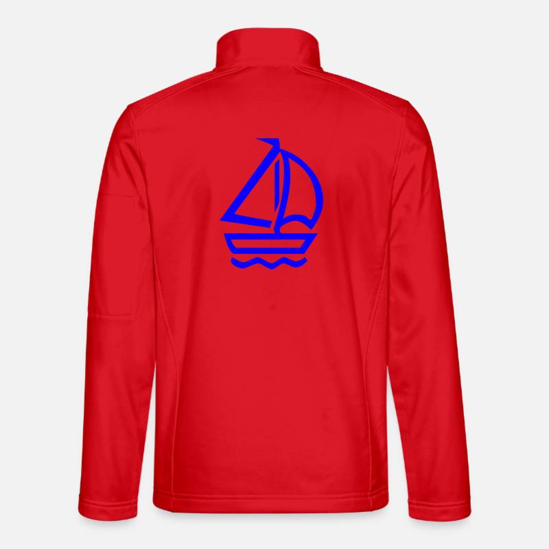 Segeln - Unisex Softshelljacke - Rot