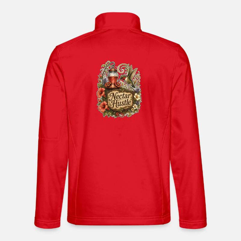 Nectar Hustle - Unisex Softshelljacke - Rot