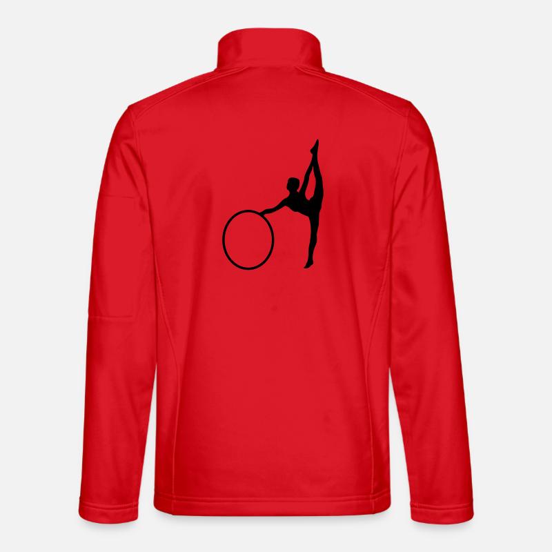 Rhythmic gymnastics - Unisex Softshell Jacket - red