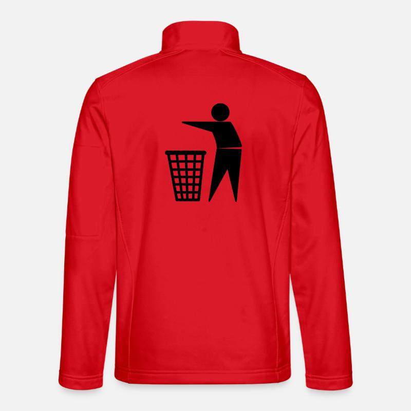trash - Unisex Softshelljacke - Rot