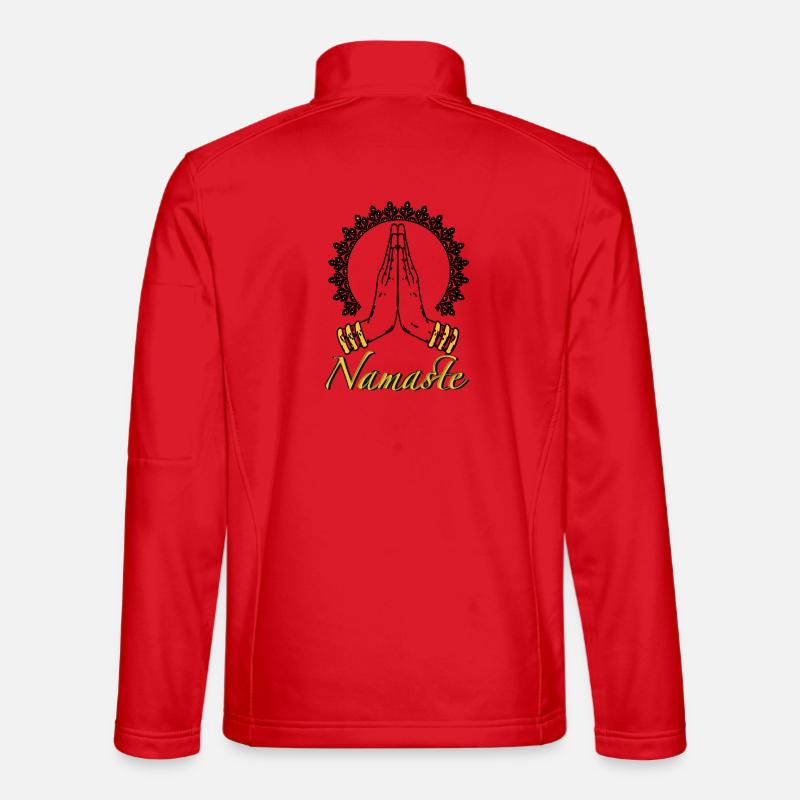 Namaste - Unisex Softshelljacke - Rot