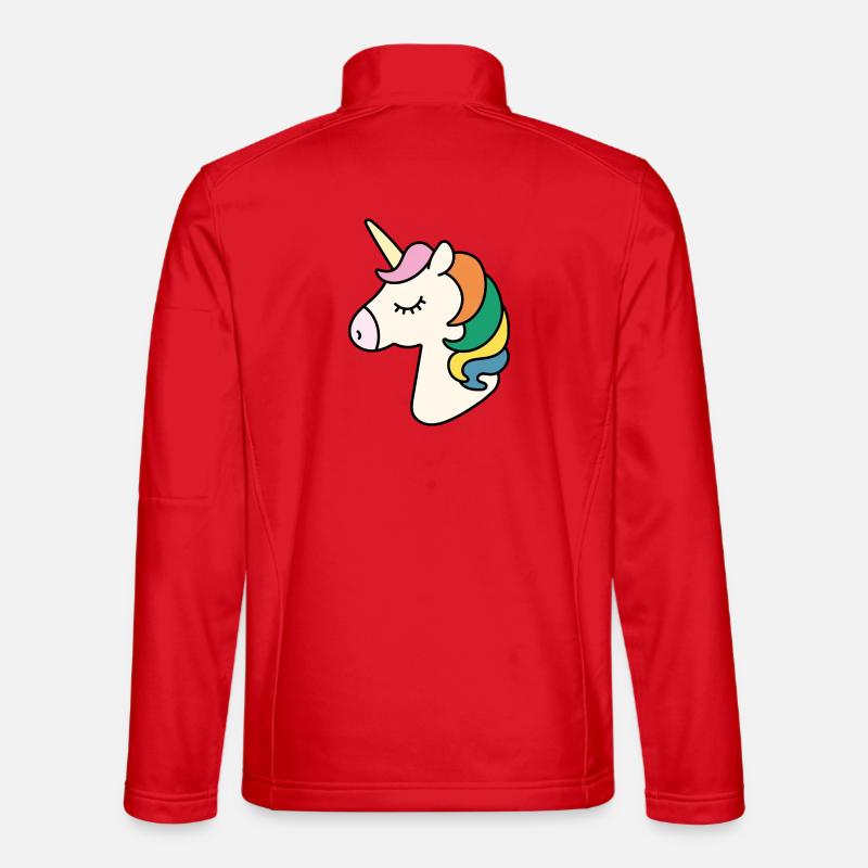 unicorn - Unisex Softshell Jacket - red