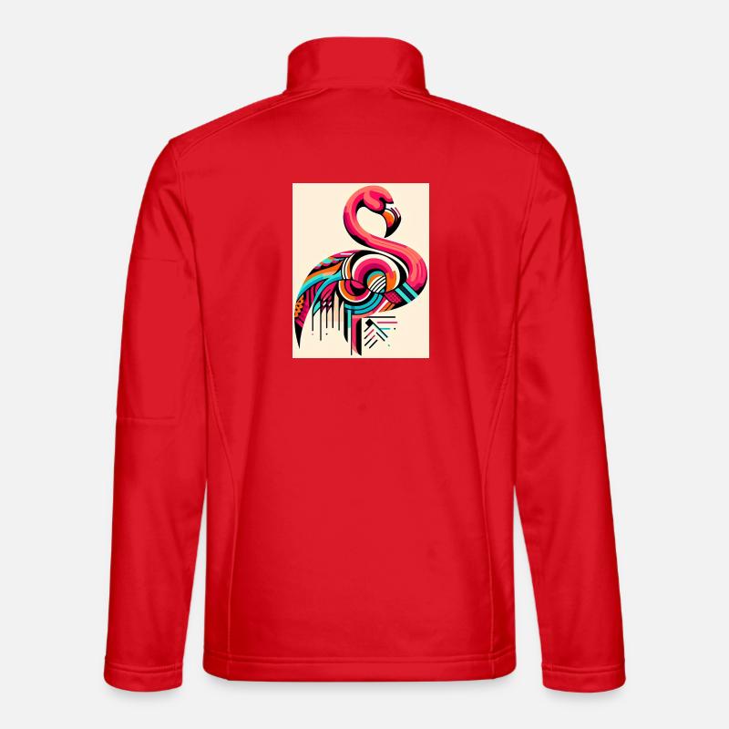 Flamingo - Unisex Softshell Jacket - red