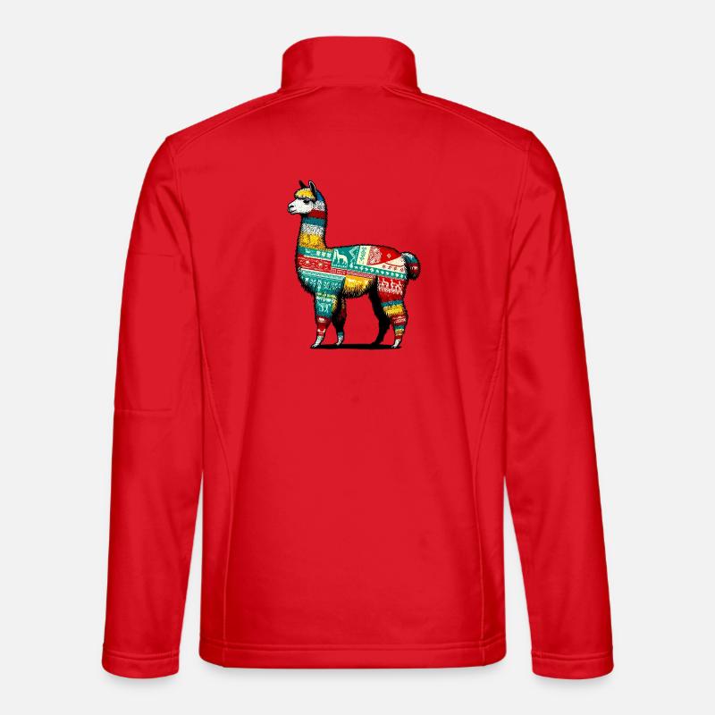 Alpaka - Unisex Softshelljacke - Rot