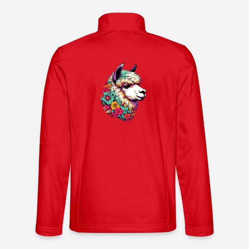 Alpaka - Unisex Softshelljacke - Rot