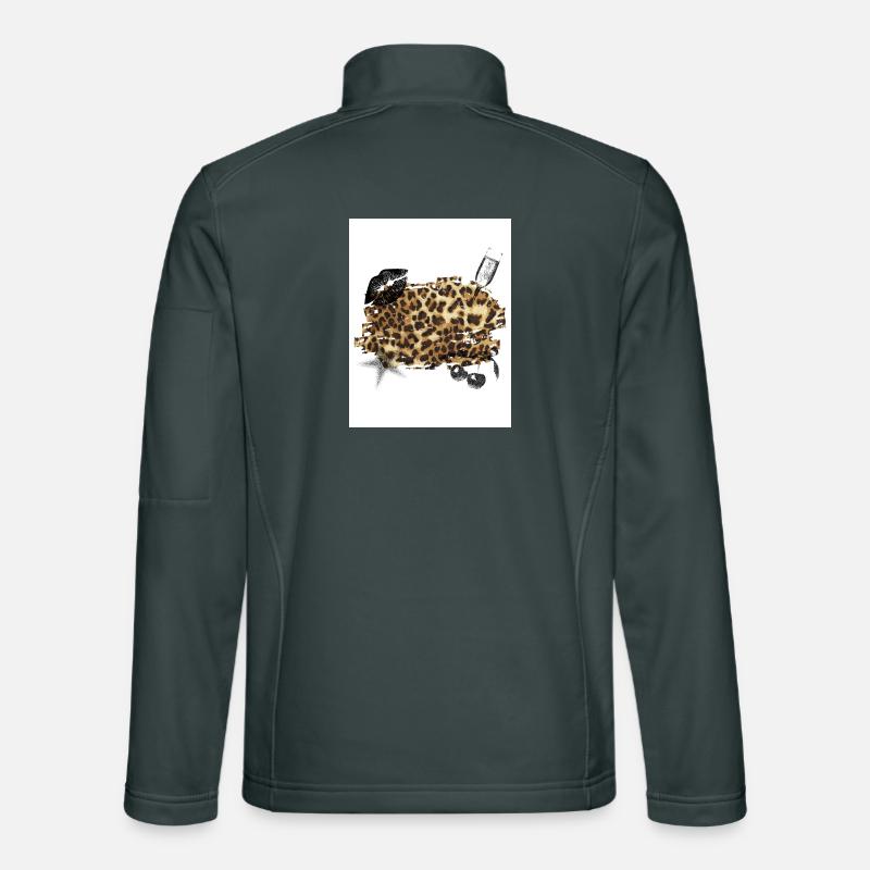 Leopard Unisex Softshell Jacket